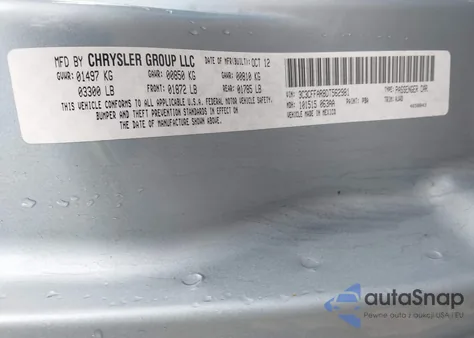 2013 Fiat 500 Pop from USA, damaged, VIN 3C3CFFAR8DT562981